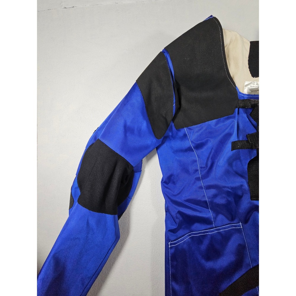 The Supply Room Blue Canvas Rifle Shooting Jacket Size 44 Competition Coat 873 - Picture 3 of 11